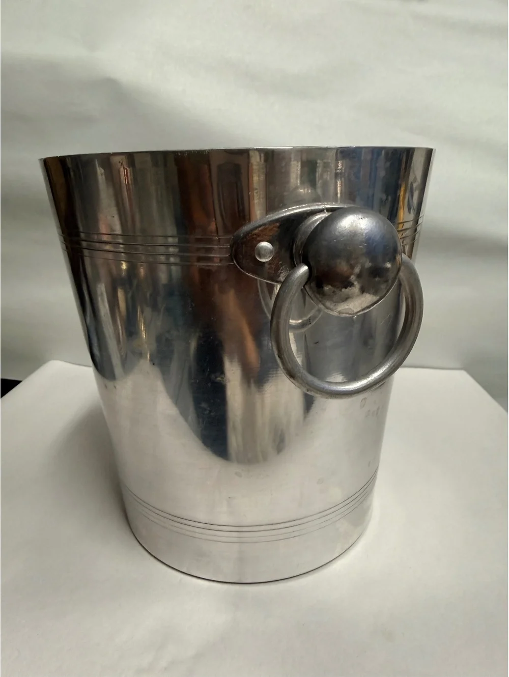 Great Western Champagne Stainless Steel Ice Bucket From France
